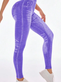 Imagen de CALZA SEAMLESS Y FRUNCE - JEAN VIOLETA