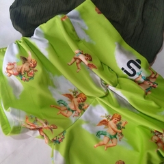 SHORT con FRUNCE + TIRAS A LOS COSTADOS "CUPIDO"