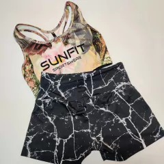 SHORT CORTE V "MARMOLADO" - SUNFIT Sportswear