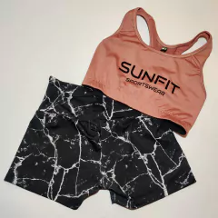 SHORT CORTE V "MARMOLADO" - tienda online
