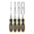 Set de 4 Formones para madera Ingco Cr-V