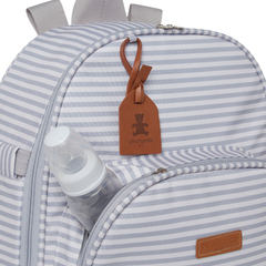 Kit Bolsa Maternidade e Mochila Crescer Cinza na internet