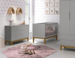 Berço e Cômoda Classi 2 - Quartinhos Baby Loja Online de Moveis e Decoração para quartos de Bebês, Crianças e Adolescentes