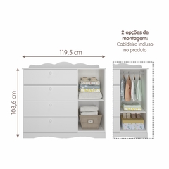 Cômoda Harmonia - Quartinhos Baby Loja Online de Moveis e Decoração para quartos de Bebês, Crianças e Adolescentes