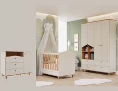 Quarto de Bebê Casinha Baby - Quartinhos Baby Loja Online de Moveis e Decoração para quartos de Bebês, Crianças e Adolescentes