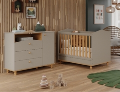 Berço e Cômoda Casinha Baby - Quartinhos Baby Loja Online de Moveis e Decoração para quartos de Bebês, Crianças e Adolescentes