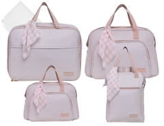 Kit Bolsas Maternidade Completo Encanto Marfim