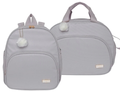 Kit Bolsas Maternidade e Frasqueira Cultivar Cinza