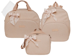 Kit Bolsas Maternidade Completo Raizes Marfim