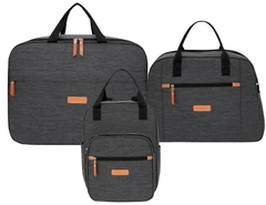 Kit Bolsas Maternidade Completo Essencial Preto
