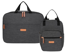 Kit Mala e Mochila Maternidade Essencial Preto