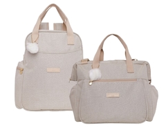 Kit Bolsas Maternidade Aconchego Marfim