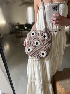 Bolso Crochet en Flor