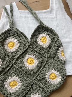 Bolso Crochet en Flor