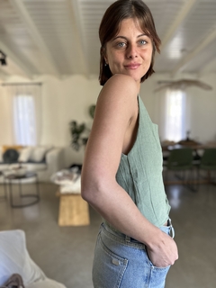 Musculosa Gasa - Puertas Adentro