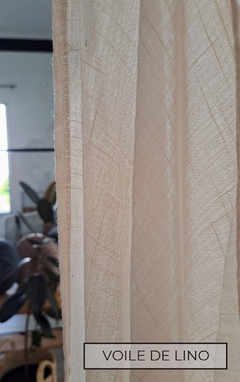 CORTINAS DE VOILE DE LINO - comprar online