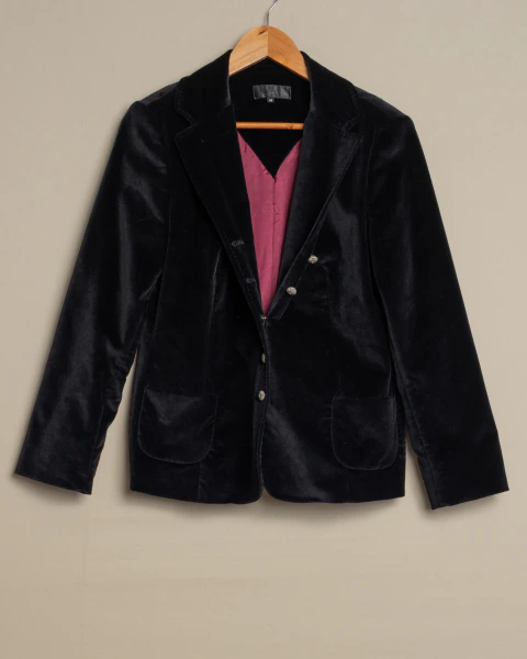 Blazer de veludo marie claire