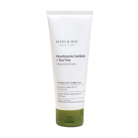 Limpiador facial purificante – Houttuynia Cordata + Tea Tree – Mary&May 150 ml - comprar online