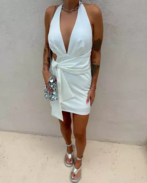 vestido bianca branco - comprar online