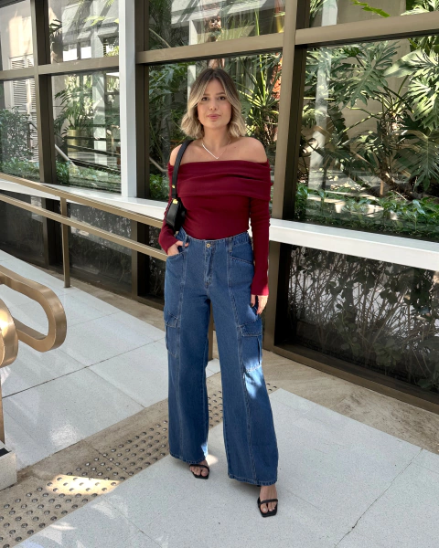 calça ana paula escura - Icon Store