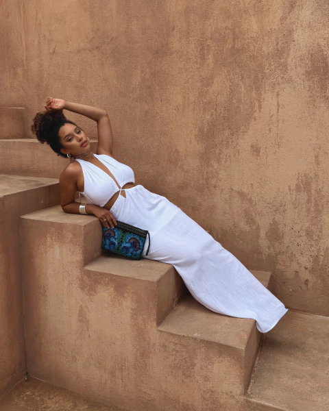 vestido coolie myk branco - comprar online