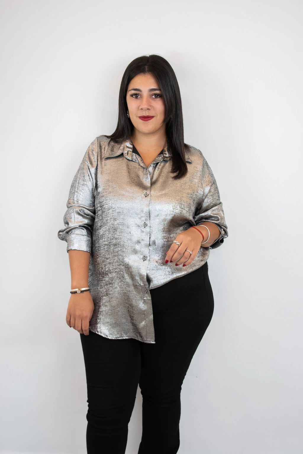 Camisa Franchesca plata
