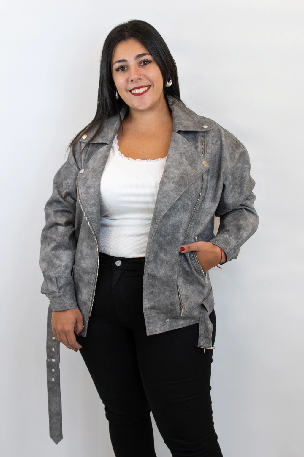 Campera Nesha gris