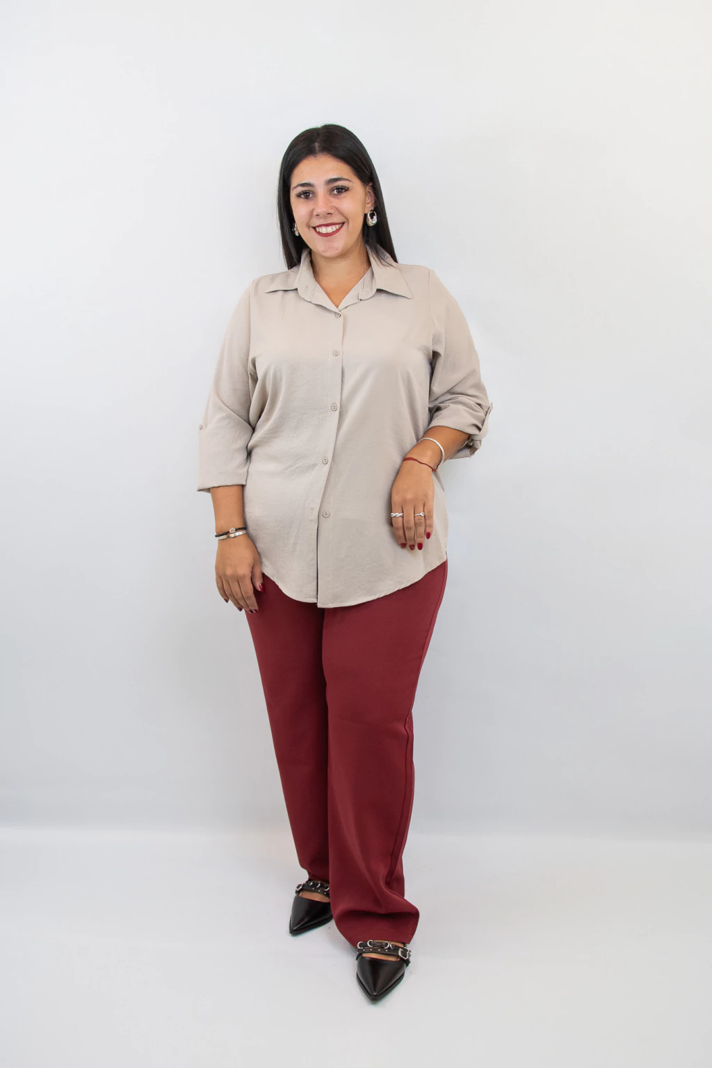 Camisa Hamburgo beige