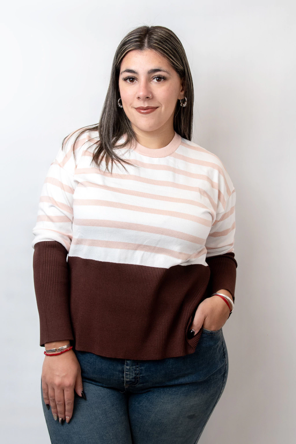 Sweater Tricol