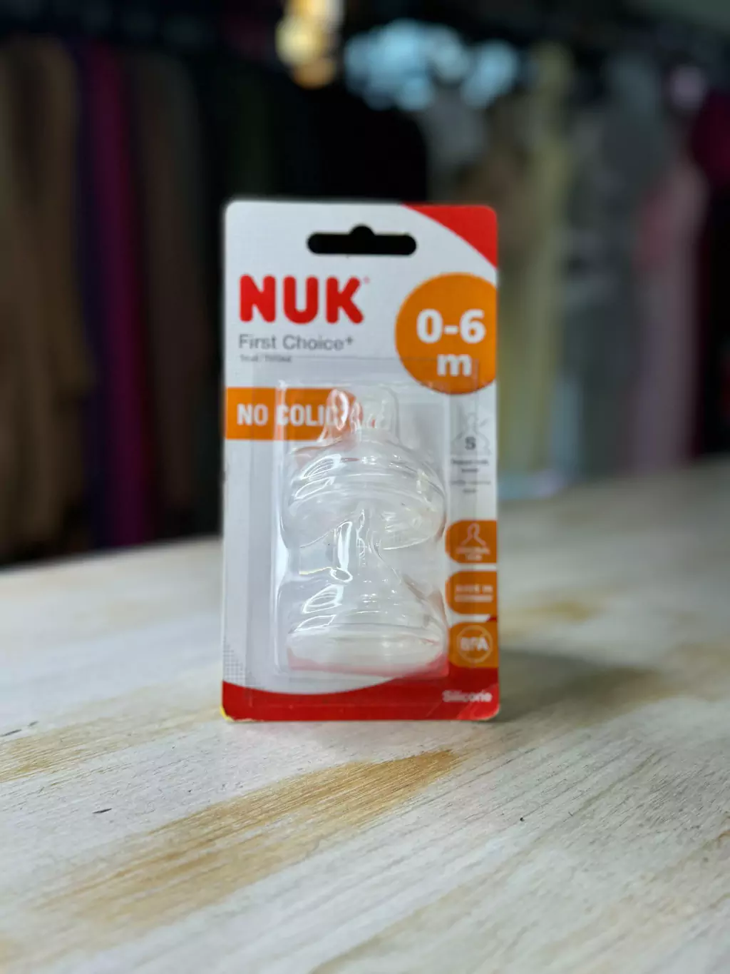 Tetina mamadera Nuk 0-6m