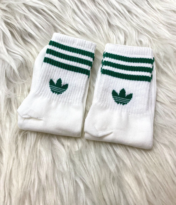 SOCKS - MEDIAS 3/4 TIPO TENIS ADIDAS VERDE