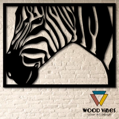 Painel Zebra - Loja de Painéis Decorativos | Wood Vibes Laser Art Design