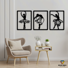 Trio de painéis Bailarina - comprar online