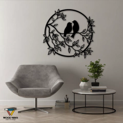 Painel Casal de Pássaros - comprar online