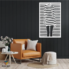 Painel Mulher Listrada - comprar online