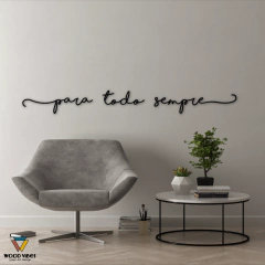 Frase "para todo sempre" - loja online