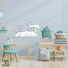 Painel Pequeno Príncipe - Loja de Painéis Decorativos | Wood Vibes Laser Art Design