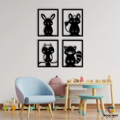 Quarteto de quadrinhos Bichinhos - comprar online