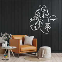 Painel Rosto Folhagens - comprar online