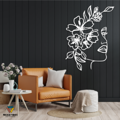 Painel Rosto Floral - comprar online