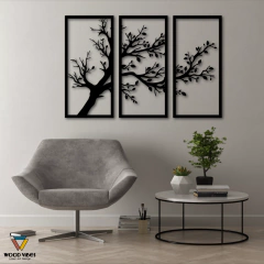 Trio de painéis Galhos na internet