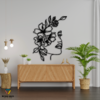 Painel Rosto Floral