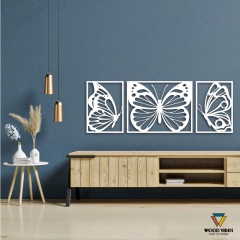 Trio de Painéis Borboletas na internet