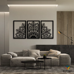 Trio de painéis Meia Mandala Arcturus na internet