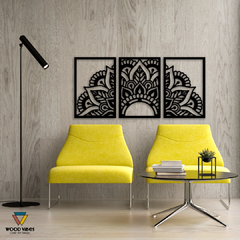 Imagem do Trio de painéis Meia Mandala Orion