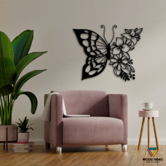 Painel Borboleta Floral - comprar online
