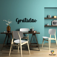 Palavra Gratidão - loja online