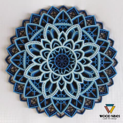 Mandala Rigel em camadas