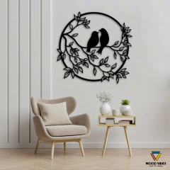 Painel Casal de Pássaros na internet