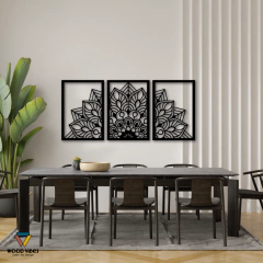 Imagem do Trio de painéis Meia Mandala Arcturus